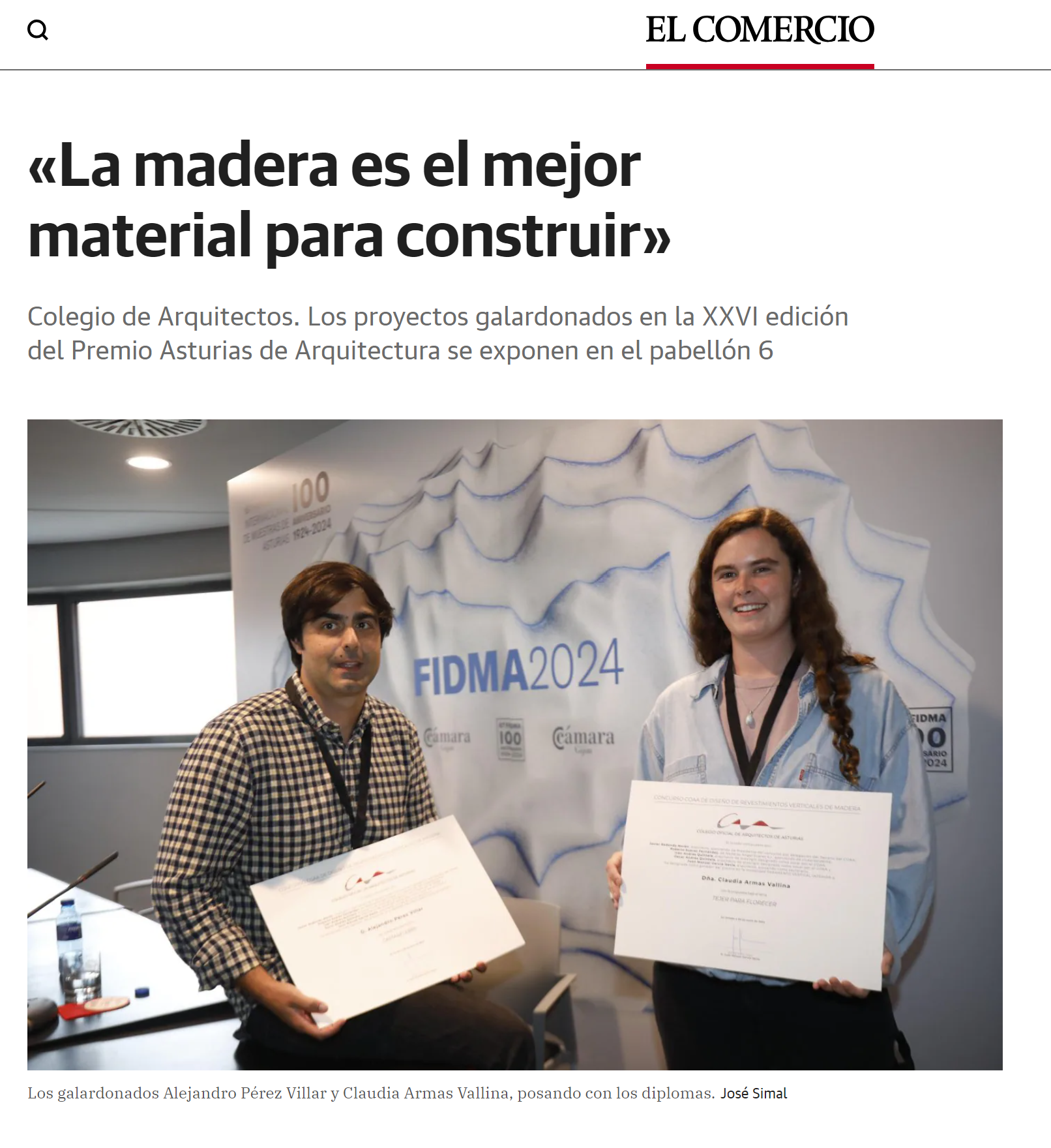 El Comercio- XXVI Premio Asturias de Arquitectura